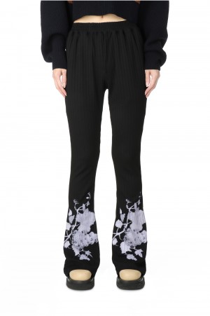 Muscat Rib Pants -BLACK (305B)