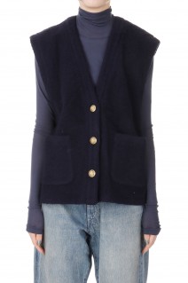LUIGI VEST -Navy (TNH22200-10)