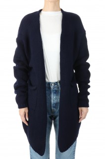 Fine Lamb & Cashmere Bulky Knit Cardigan-NAVY(18RKNTOP-04KAT)