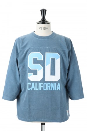 SD Heavyweight Football Logo T - BLUE