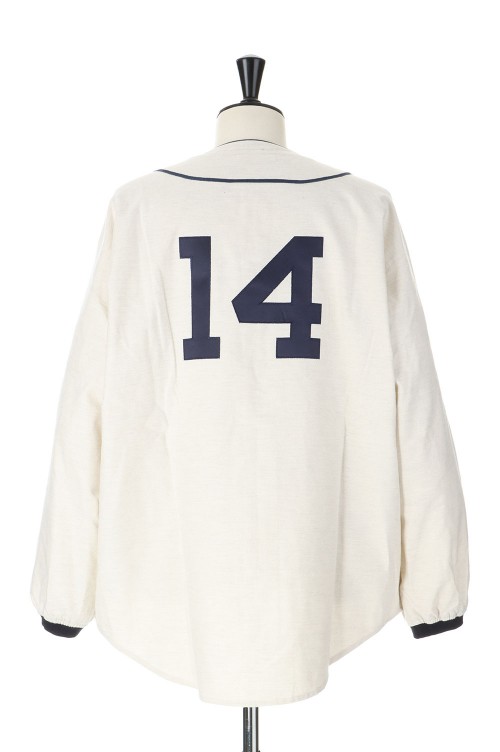 BLEEK BASEBALL LS SHIRT - GRAY (222TQDS-SHM07) | セレクトショップ