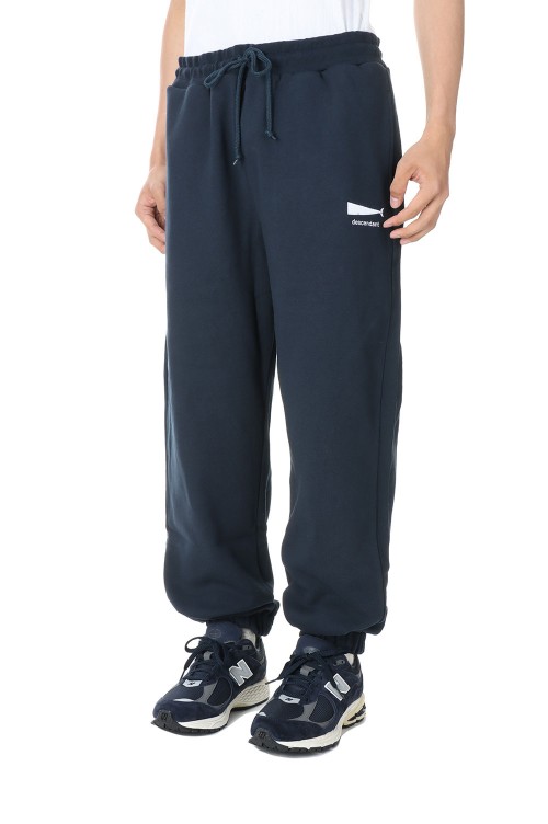 COURT SWEAT TROUSERS - NAVY (222ATDS-PTM01) | セレクトショップ