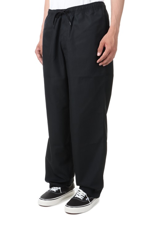 SHORE STRIPE BEACH TROUSERS - BLACK (222TQDS-PTM03) | セレクト