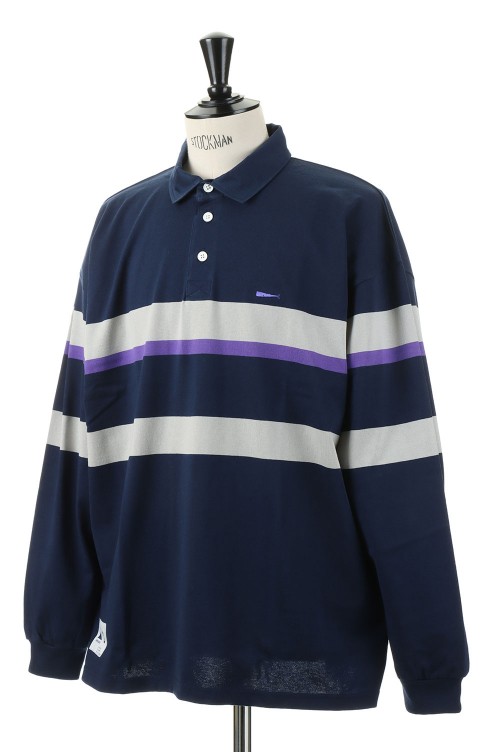 PUBA POLO LS - NAVY (222ATDS-CSM14) | セレクトショップ