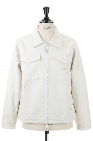 Abc. 123. Harrington Jacket / Selenite White（ABC123HJ100）