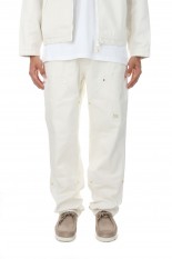 Abc. 123. Double Knee Pant / Selenite White（ABC123DKP100）