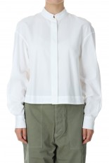 Tucked collar shirt -White (SB0602-AW22)