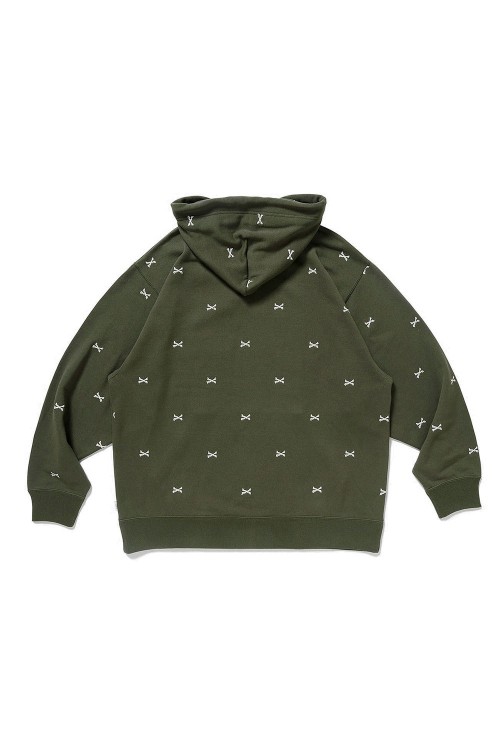 ACNE HOODY CTPL. TEXTILE olive XL - パーカー