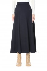 Flare Skirt -NAVY (22AW-02-01)