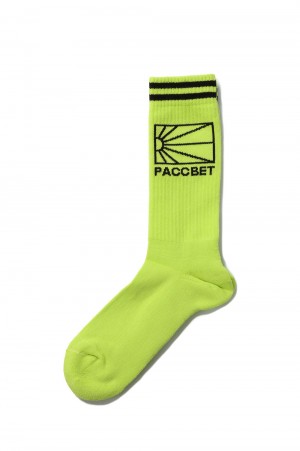 LOGO SOCKS KNIT / LIME