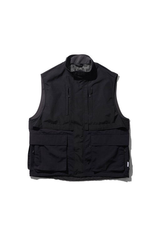 の最新トレンド L ブラックNEIGHBORHOOD PADDED WORK VEST ベスト