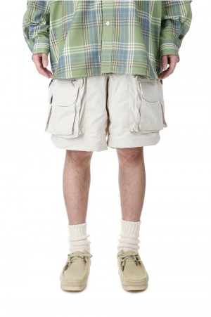 TECH PERFECT FISHING SHORTS - ECRU (BP-53023)