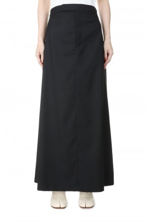 Classic Chambray Skirt - Black (021-023-WS09) | セレクトショップ