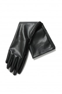 Vegan Leather Long Gloves (21222665508)