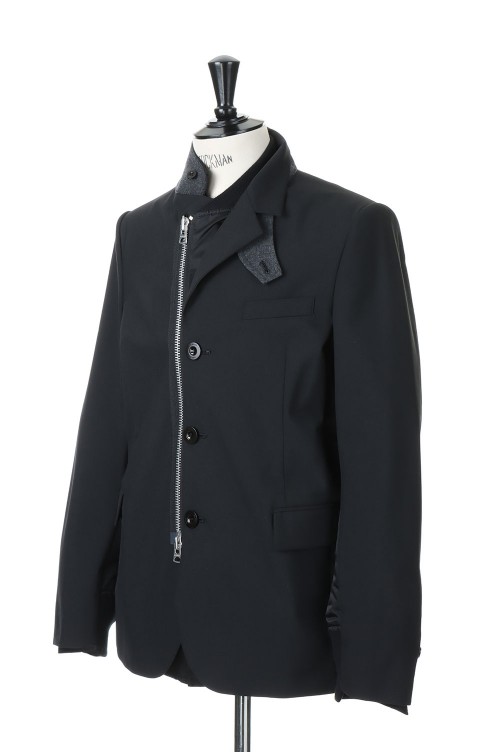 Sacai Suiting Jacket(23-02948M)-BLACK001 | ethicsinsports.ch