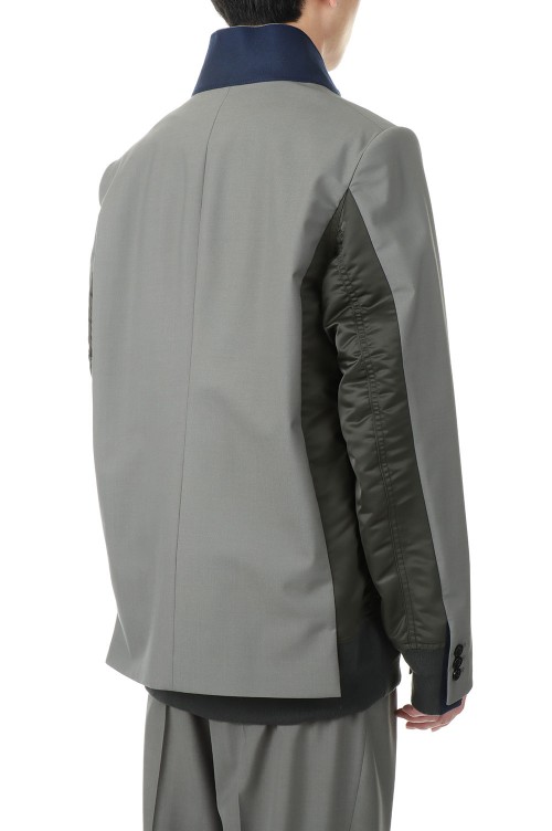 Sacai Suiting Jacket(23-02948M)-BLACK 通販割引クーポン - irhc.pk