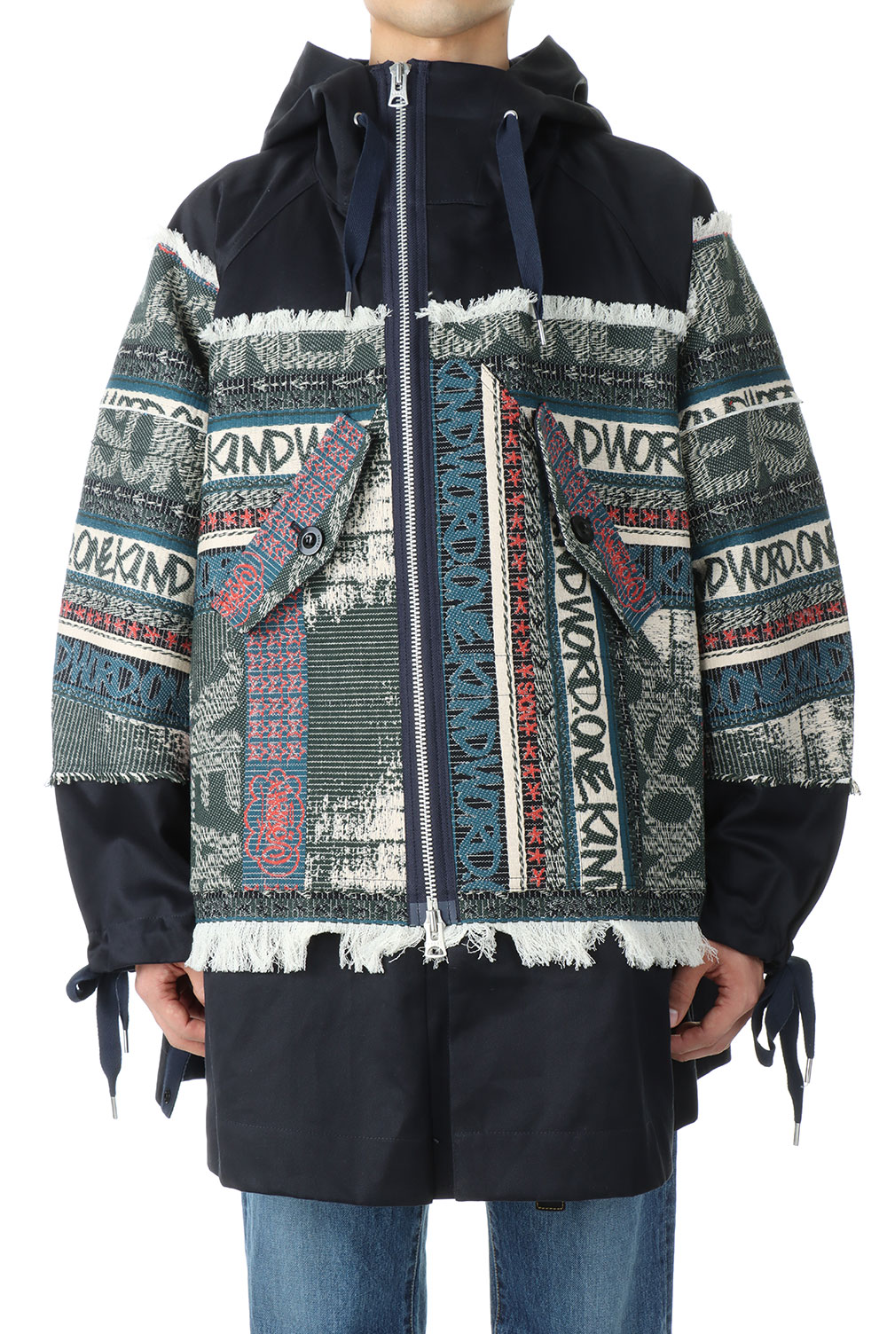 人気の商品を価格比較 sacai Eric Haze Jacquard Hooded Blouson