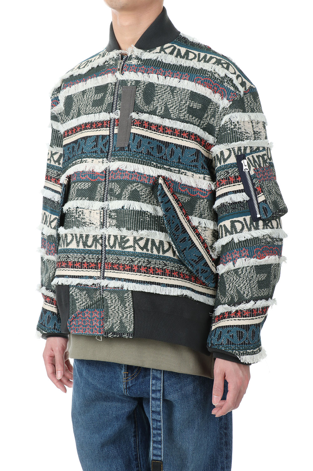 size１新品 Eric Haze Jacquard Blouson | coinweez.com