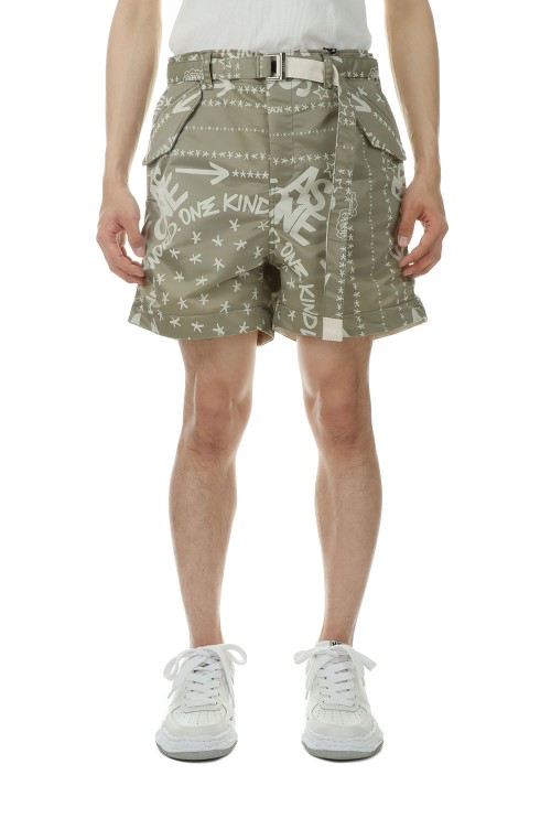 Eric Haze / Bandana Print Shorts(23-02964M)-L/KHAKI 535