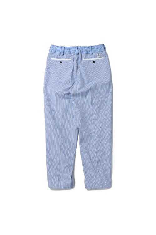 Thomas Mason / Cotton Poplin Pants(23-03040M)-L/BLUE STRIPE ...