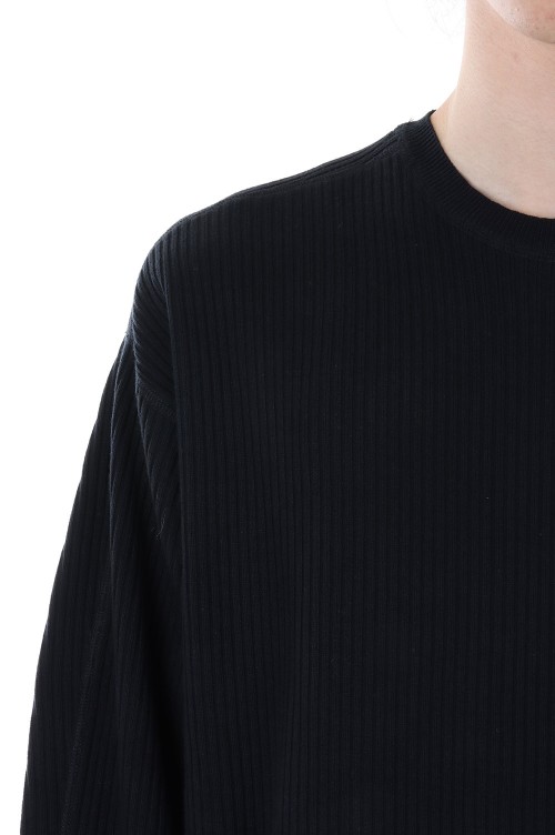 SWEDISH RIB LS TEE / Black(23SS-MS1-007) | セレクトショップ