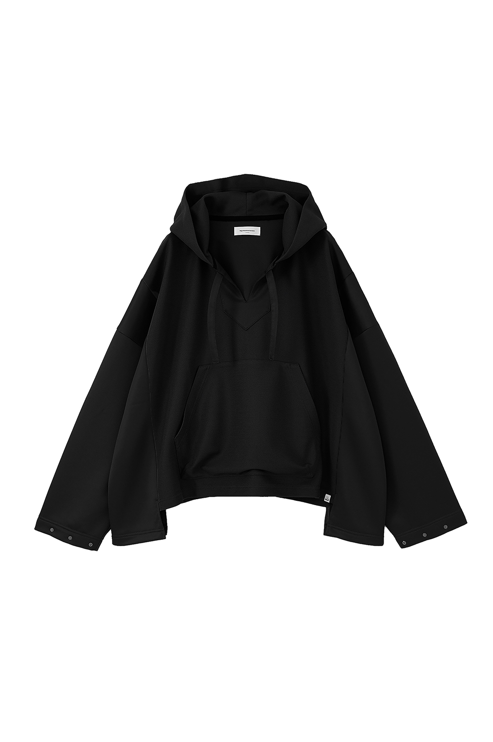 JERSEY MEXICAN PONCHO PARKA / Double Black(23SS-MS2-013