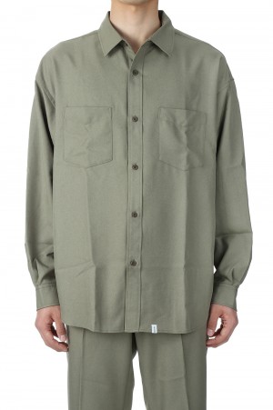 THE CORE RELAX FIT SHIRTS / Khaki(23SS-CORE-008)