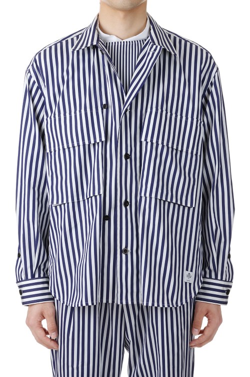 大割引 23-03038M sacai Thomas Mason L/S Shirt シャツ - www