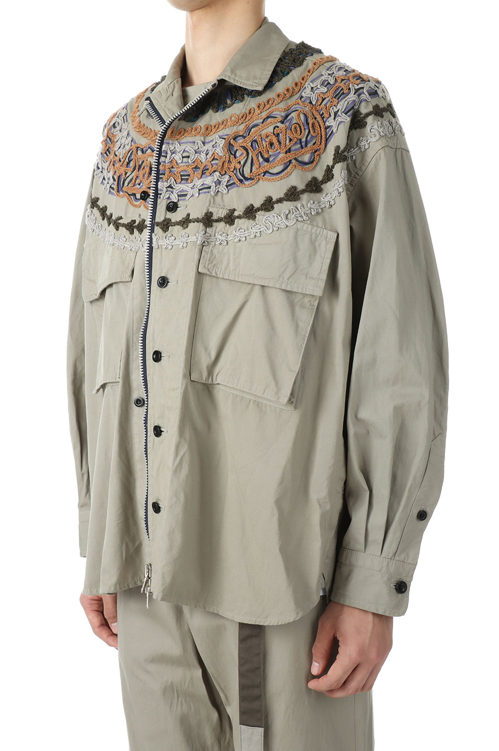 Eric Haze / Code Embroidery L/S Shirt(23-02977M) | セレクト