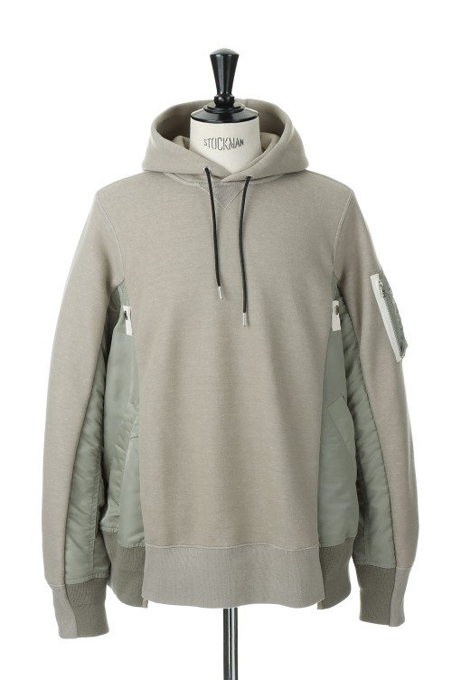 Sponge Sweat x Nylon Twill Hoodie(SCM-057)* | セレクトショップ