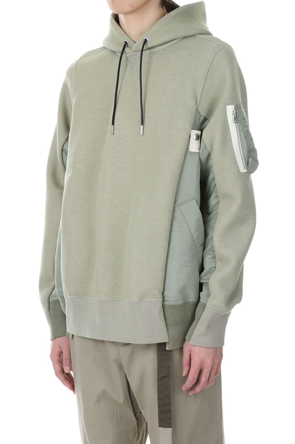 Sponge Sweat x Nylon Twill Hoodie(SCM-057)* | セレクトショップ