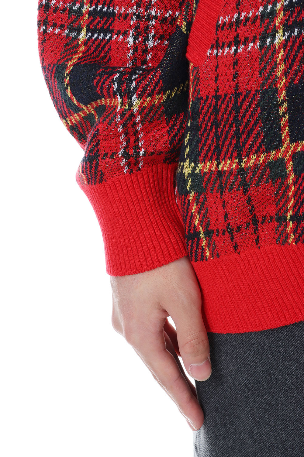 G Tartan Check Zipped Knit Cardigan (UC1C4903) | セレクトショップ ...