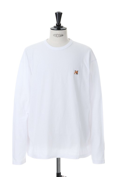 当季大流行 MAISON KITSUNE U FOX HEAD PATCH REGULAR LONG-SLEEVED