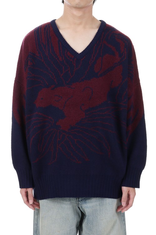 DAIRIKU / ダイリク】Leopard Pullover Knit セール中/新品