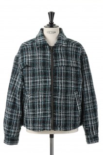 Tweed Padding Blouson -NAVY (LEJ254)