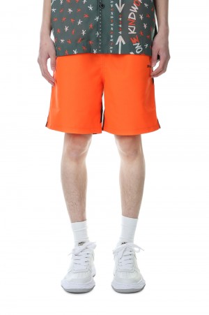 DIAG SURFER SWIMSHORTS / BLOOD ORANGE(OMAS23-RTW0368)