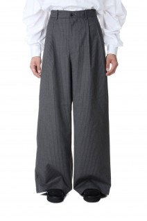 Elongated Trousers(HM00P65GREY Chalkstripes)