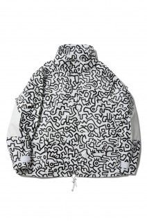 x Keith Haring Nylon Taffeta Laminate Print Jacket(WK-J016-051-1-4)