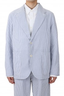 Seersucker Club Jacket - Navy (SUAS318)