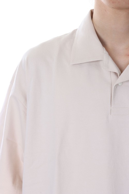 KODENSHI Polo Shirt - Stone (SUHS329) | セレクトショップ