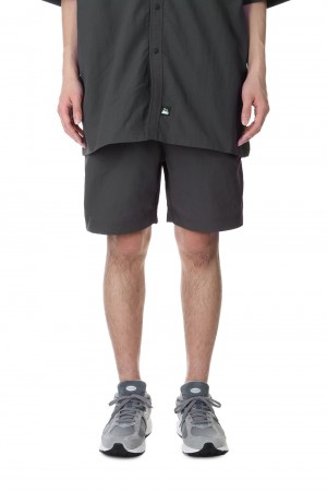 SHORTS Re;CONHny® TASLAN RIP NYLON -CHARCOAL GRAY(F441012)