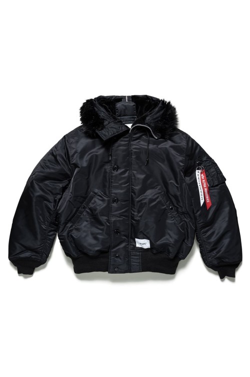 N-2B CORE SPEC / JACKET / NYLON. TWILL. ALPHA INDUSTRIES / BLACK