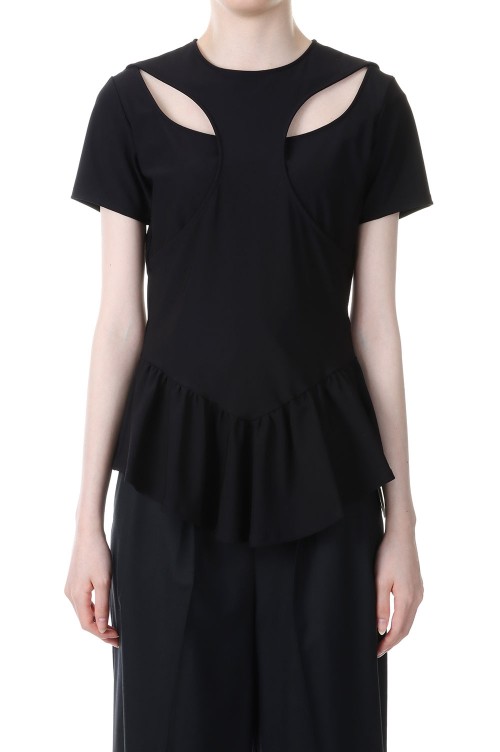 FETICO フェティコ LAYERED JERSEY TOP ブラック 激安販売 レディース