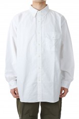 Cotton Polyester Stripe OX B.D. Shirt - Green (NT3301N) | セレクト 