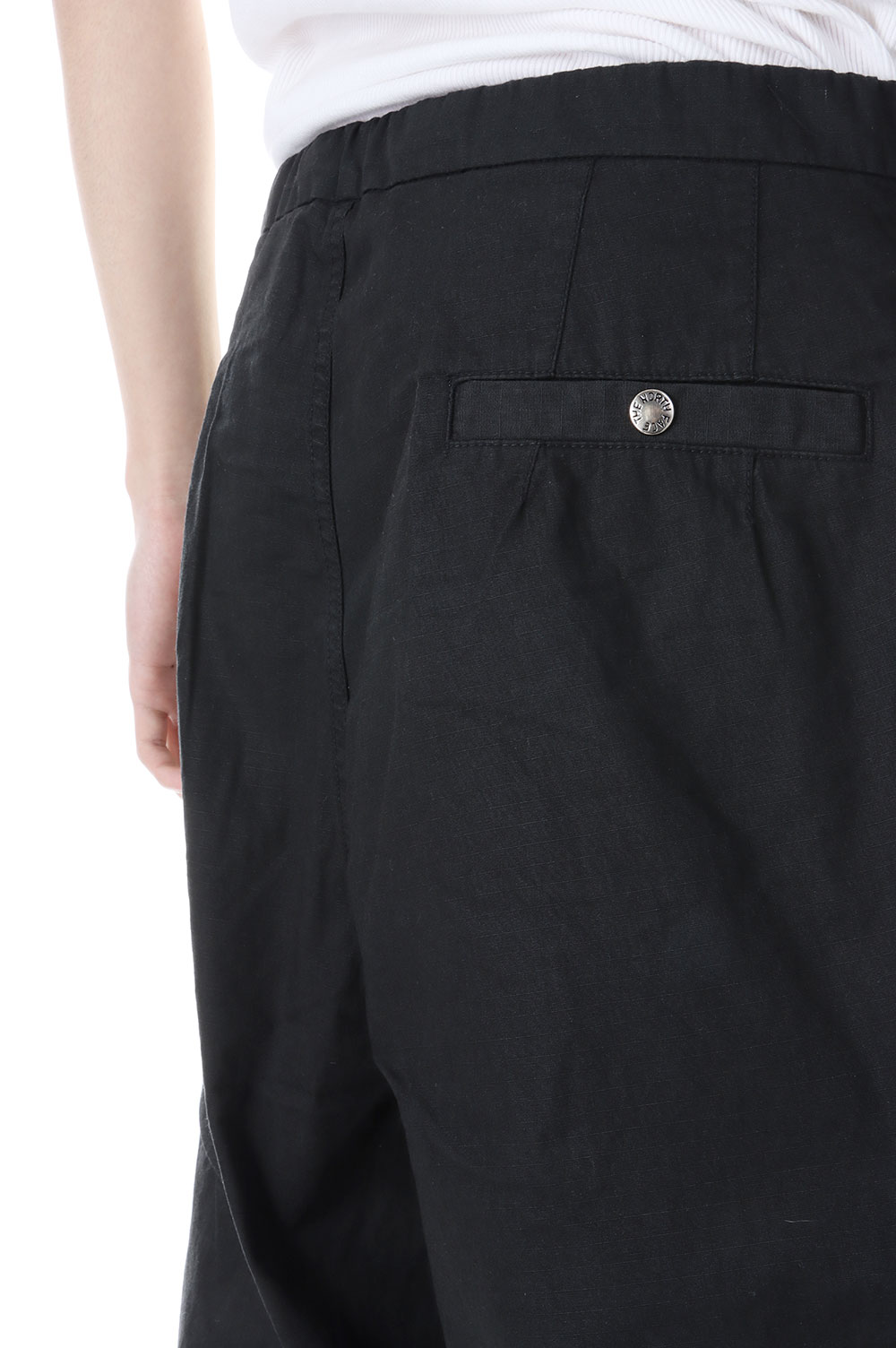 Ripstop Wide Cropped Pants - Black (NT5316N) | セレクトショップ