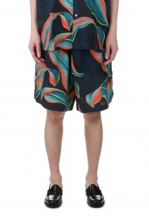 BASIC BOX HAWAIIAN SHORTS / NEON BOTANICAL (23SS-SPT-QS-004)