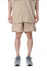 Polyester Linen Field Shorts - Beige (NT4304N)