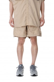 Polyester Linen Field Shorts - Beige (NT4304N)