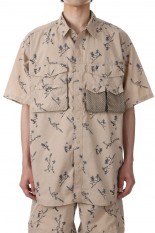 Polyester Linen Field H/S Shirt - Beige (NT3322N)