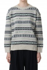 GORE-TEX INFINIUMTM Fair Isle  Sweater -BEIGE(NT6300N)